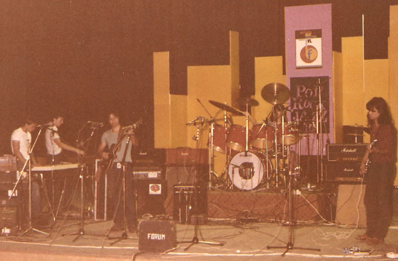 Android performing in 1981 in Oroshaza